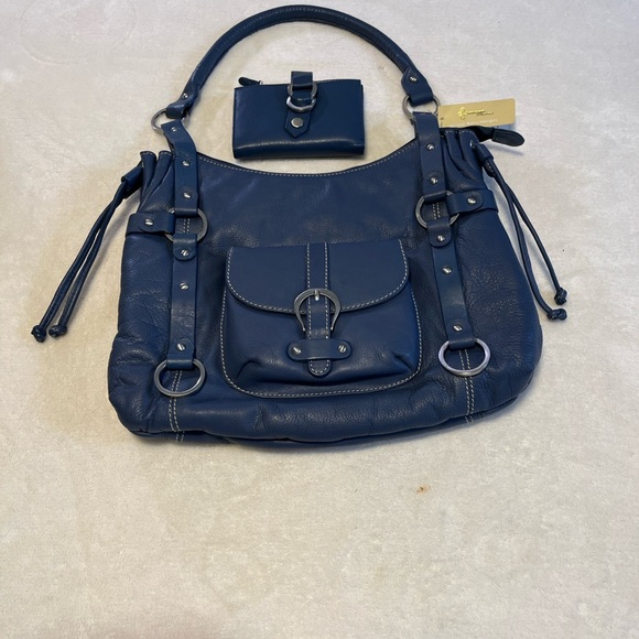 Michael Rome Handbags - Michael Rome Dark Blue Shoulder Bag